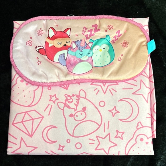 Hobby Lobby Squishmallows Eye Mask & Pillowcase Set - Pink and Purple - Picture 9 of 10